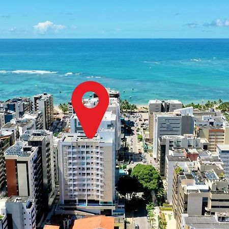Edf Promenade - Apartamento Com 2 Quartos Climatizados A 150M Da Beira-Mar De Ponta Verde - Piscina, Academia, Sauna, Lavanderia, Home Cine, Churrasqueira, Salao De Jogos, Area Kids Maceió المظهر الخارجي الصورة