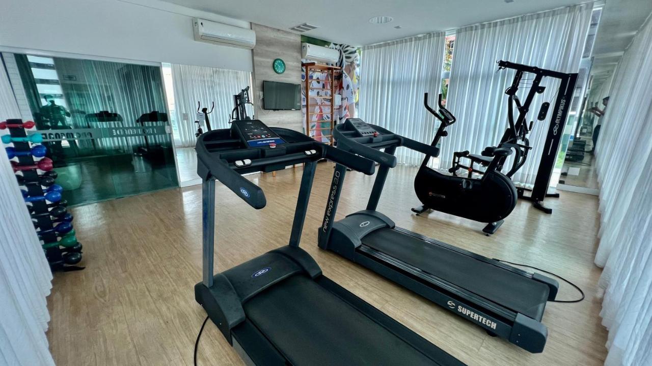 Edf Promenade - Apartamento Com 2 Quartos Climatizados A 150M Da Beira-Mar De Ponta Verde - Piscina, Academia, Sauna, Lavanderia, Home Cine, Churrasqueira, Salao De Jogos, Area Kids Maceió المظهر الخارجي الصورة